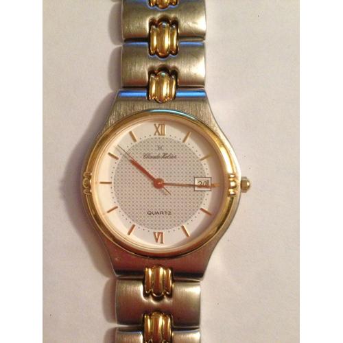 Montre claude helier 2024 18k gold electroplated